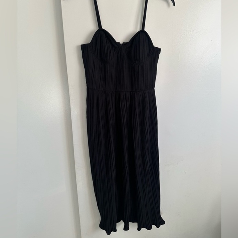 DKNY Elegant Black Strapless Dress